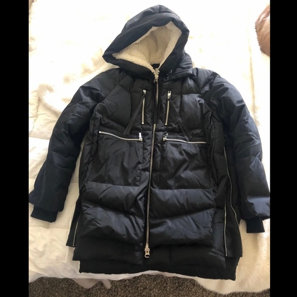 Hooded Down Puffer BOMBER Winter/Ski/snowboard Jacket - Picture 4 of 11